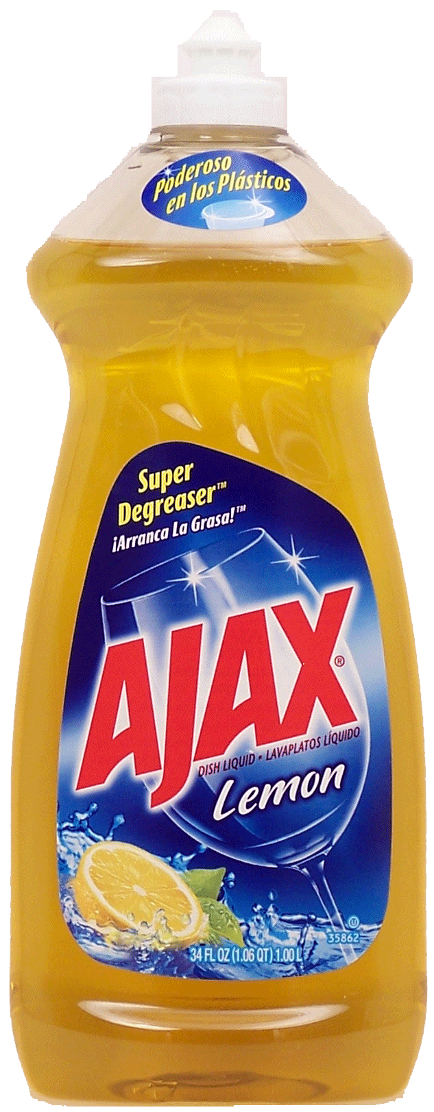 Ajax&nbsp;&nbsp;dish liquid lemon scent Full-Size Picture